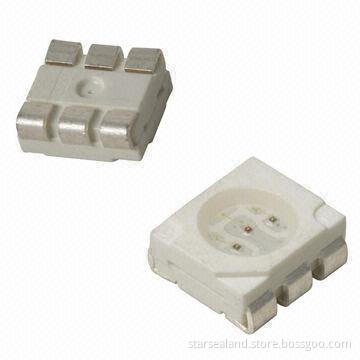 5050 PLCC6 royal blue color SMD LED, wavelength of 445 to 450nm, working voltage from 3.0 to 3.4V